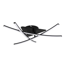 Żyrandol LED Modena Loria 4000K 62cm 29W czarny | LVT