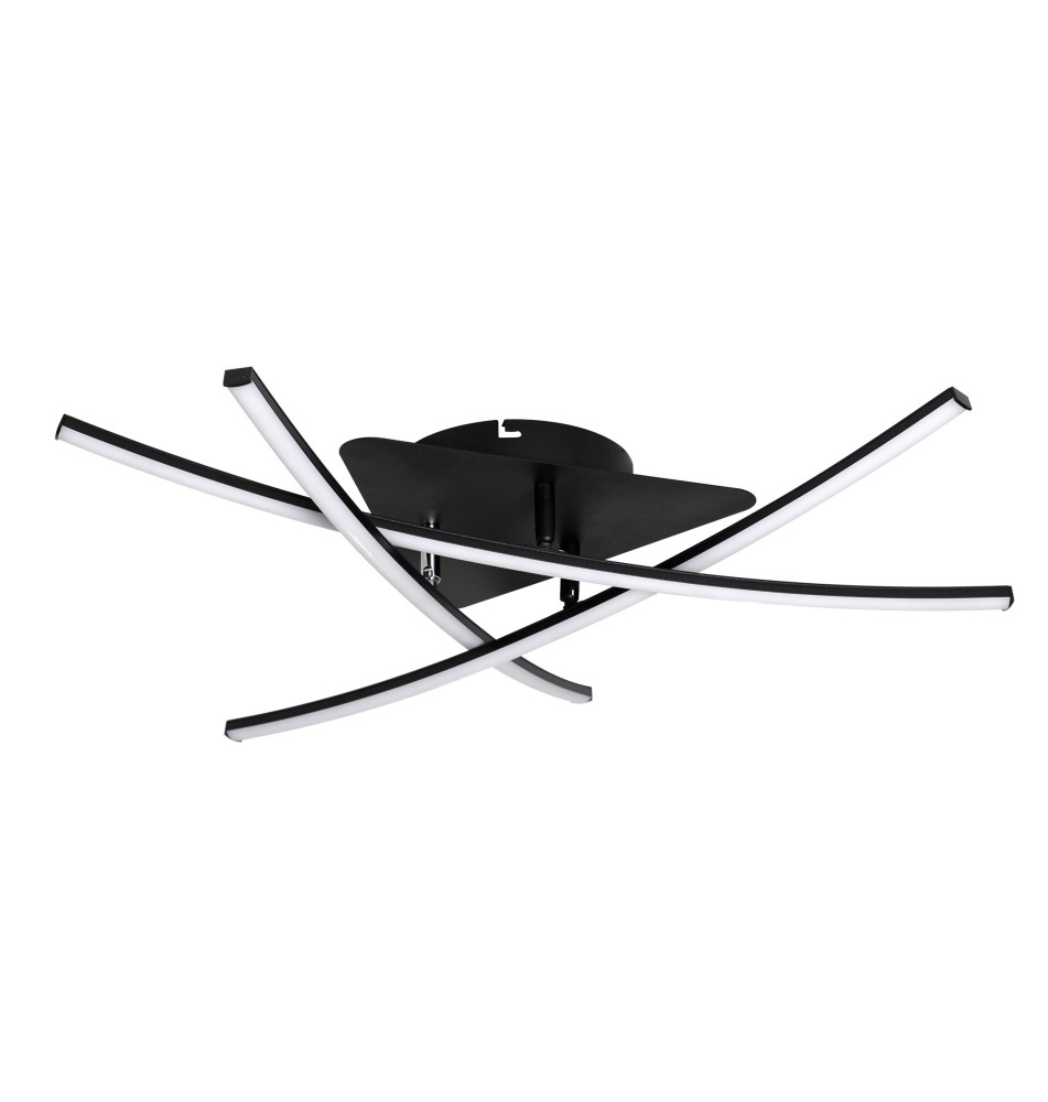Modena Loria LED Chandelier, 4000K, 62 cm, 29 W, Black | LVT