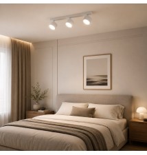 Kinkiet GX53 LED Capris ruchomy x3 biały | LVT