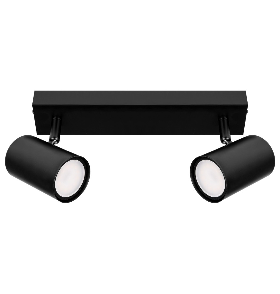 Kinkiet GU10 LED Richi ruchomy x2 czarny | LVT