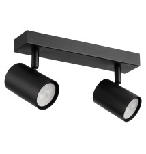 Kinkiet GU10 LED Richi ruchomy x2 czarny | LVT