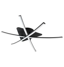 Żyrandol LED Modena Loria 4000K 62cm 29W czarny | LVT