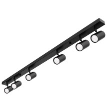 Kinkiet GU10 LED Richi ruchomy x6 czarny | LVT