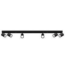 Kinkiet GU10 LED Richi ruchomy x6 czarny | LVT