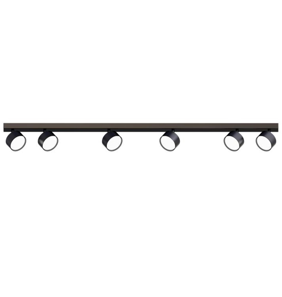 Kinkiet GX53 LED Capris ruchomy x6 czarny | LVT
