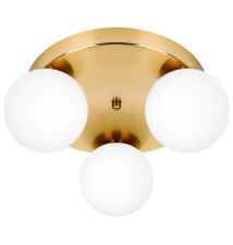 Kinkiet E27 LED Bali-12 29cm x3-1 złoty | LVT