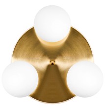 Bali-12 E27 LED Wall Sconce, 29 cm, 3-pack, 1 gold | LVT