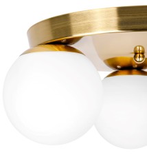 Kinkiet E27 LED Bali-12 29cm x3-1 złoty | LVT