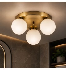 Bali-12 E27 LED Wall Sconce, 29 cm, 3-pack, 1 gold | LVT