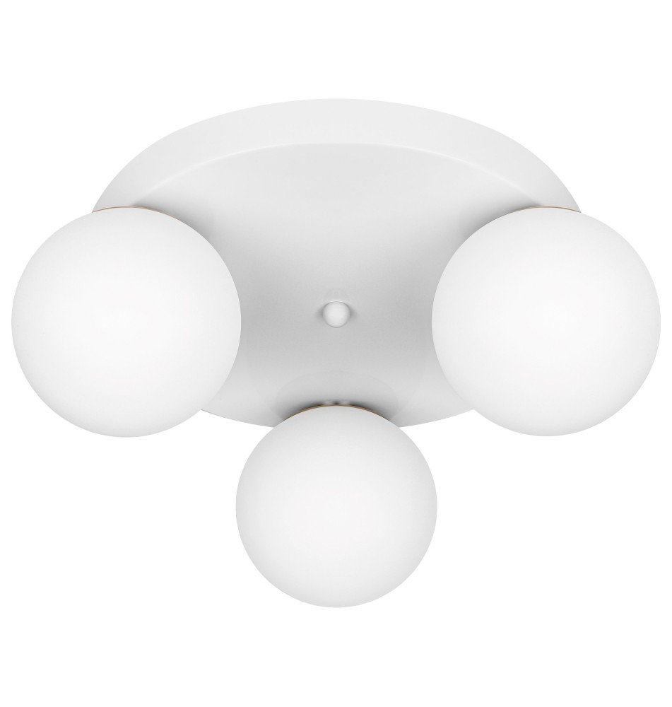 Kinkiet E27 LED Bali-12 29cm x3-1 biały+złoty | LVT