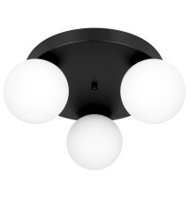 Kinkiet E27 LED Bali-12 29cm x3-1 czarny | LVT