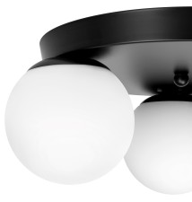 Bali-12 E27 LED Wall Sconce, 29 cm, 3-1, Black | LVT