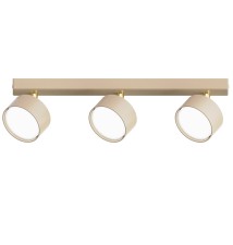 Kinkiet GX53 LED Capris ruchomy x3 beżowy+złoty | LVT