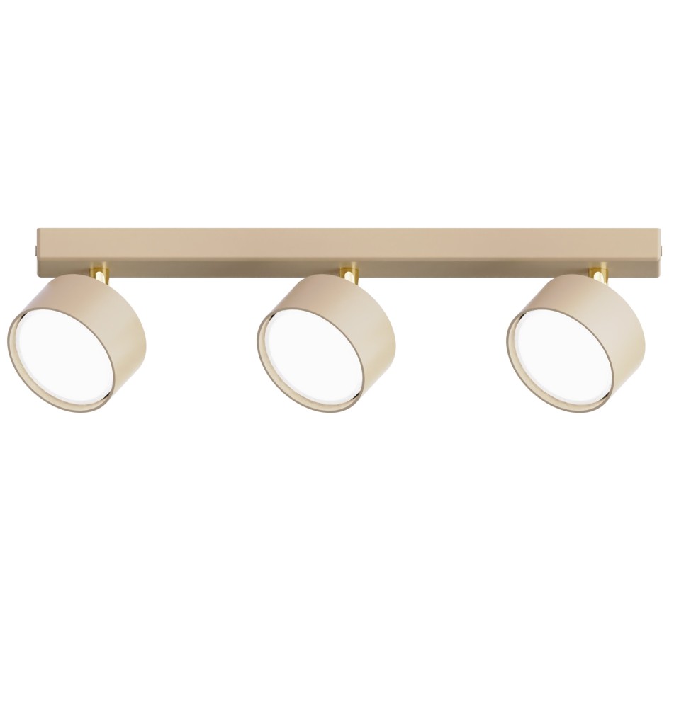 Kinkiet GX53 LED Capris ruchomy x3 beżowy+złoty | LVT