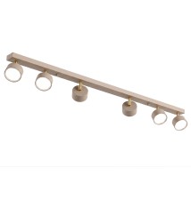 Kinkiet GX53 LED Capris ruchomy x6 beżowy+złoty | LVT