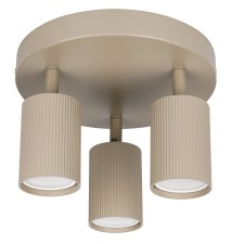 Lucerno Adjustable GU10 LED Wall Sconce, Set of 3, Beige, Round | LVT