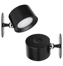 Lampa LED Akumulatorowa Rino czarna 3CCT magnes | LVT
