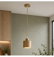 Oprawa wisząca E27 Elza x1 beżowa | LVT