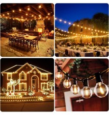 LED String Lights 230V 10m 10x E12 2700K | LVT