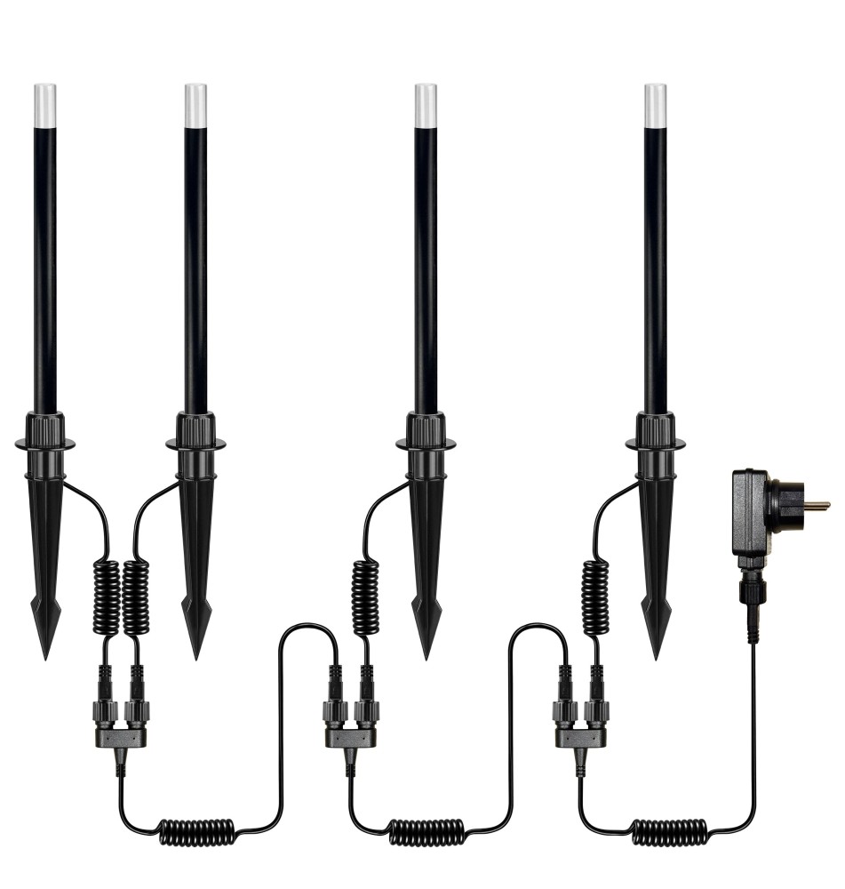 Lampa ogrodowa LED 24V Neo Tila 3000K zestaw x4 | LVT