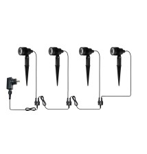 Lampa ogrodowa LED 24V Neo Xela 3000K zestaw x4 | LVT