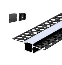 Profil Led Masterled GK 12mm-2 2m czarny mleczny | LVT