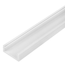 16x7 Slim White PVC LED Profile, 2 m, Frosted 2 | LVT