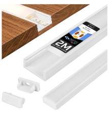 Profil LED PCV 16x7 Slim biały 2m Mleczny 2 | LVT