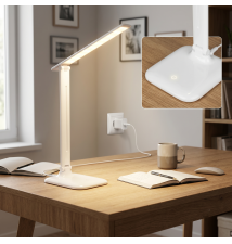 Lampa biurkowa Marina LED 4500K 9W biała | LVT