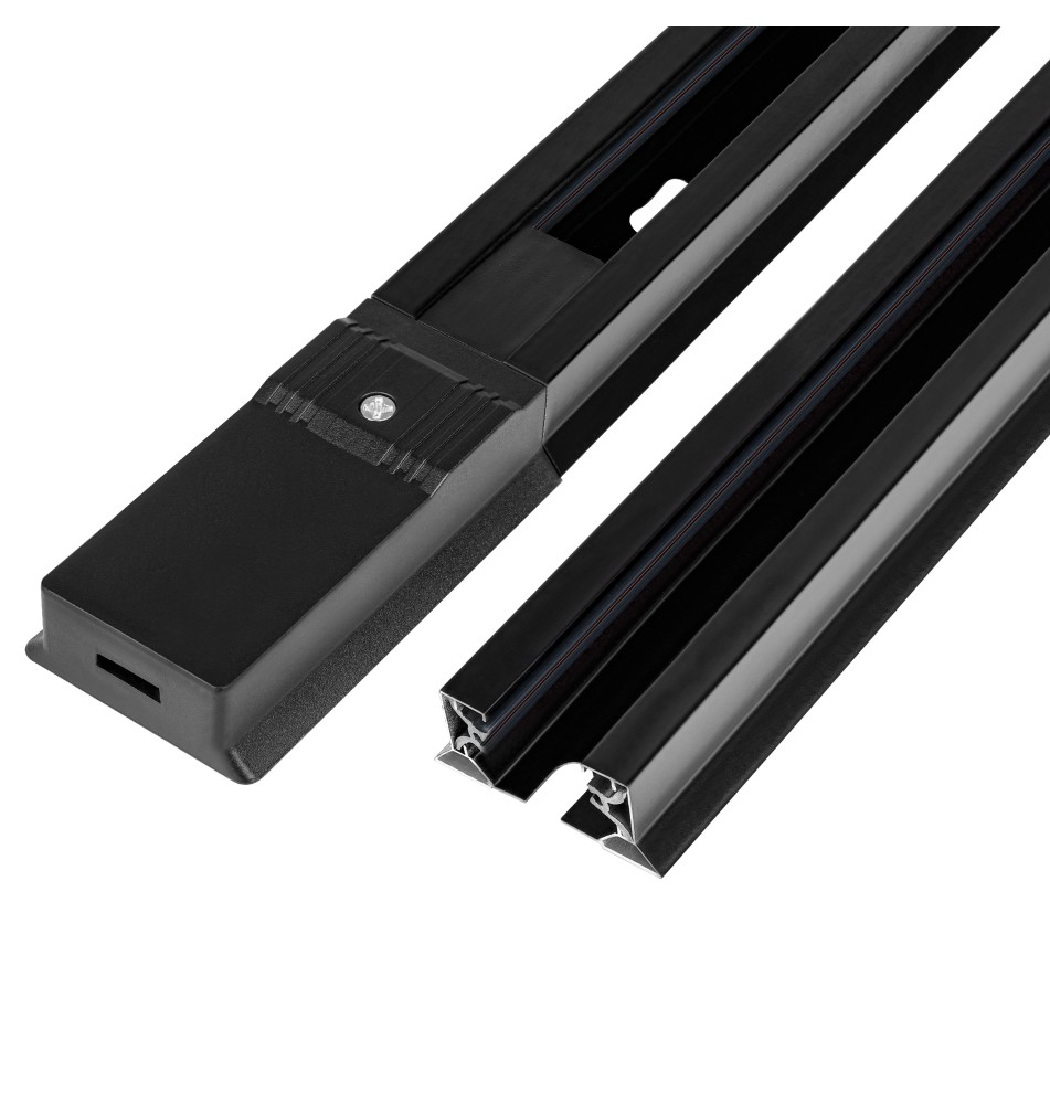 ZX Busbar, 1-Phase Surface-Mounted Busbar, 2 m, Black | LVT
