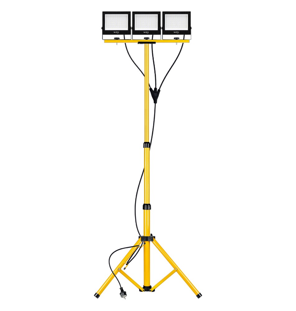 Zestaw naświetlacz LED SMD Tiga statyw 3x50W 4500K | LVT