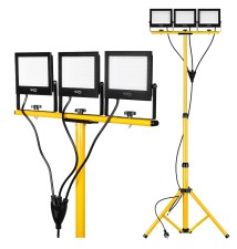 Zestaw naświetlacz LED SMD Tiga statyw 3x50W 4500K | LVT