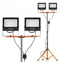 Mola2 SMD LED Floodlight Kit with Tripod, 2x100W, 450 | LVT