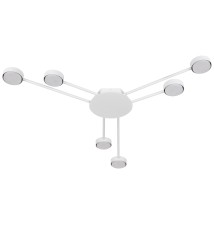 Żyrandol LED GX53 Zibo x6 biały | LVT