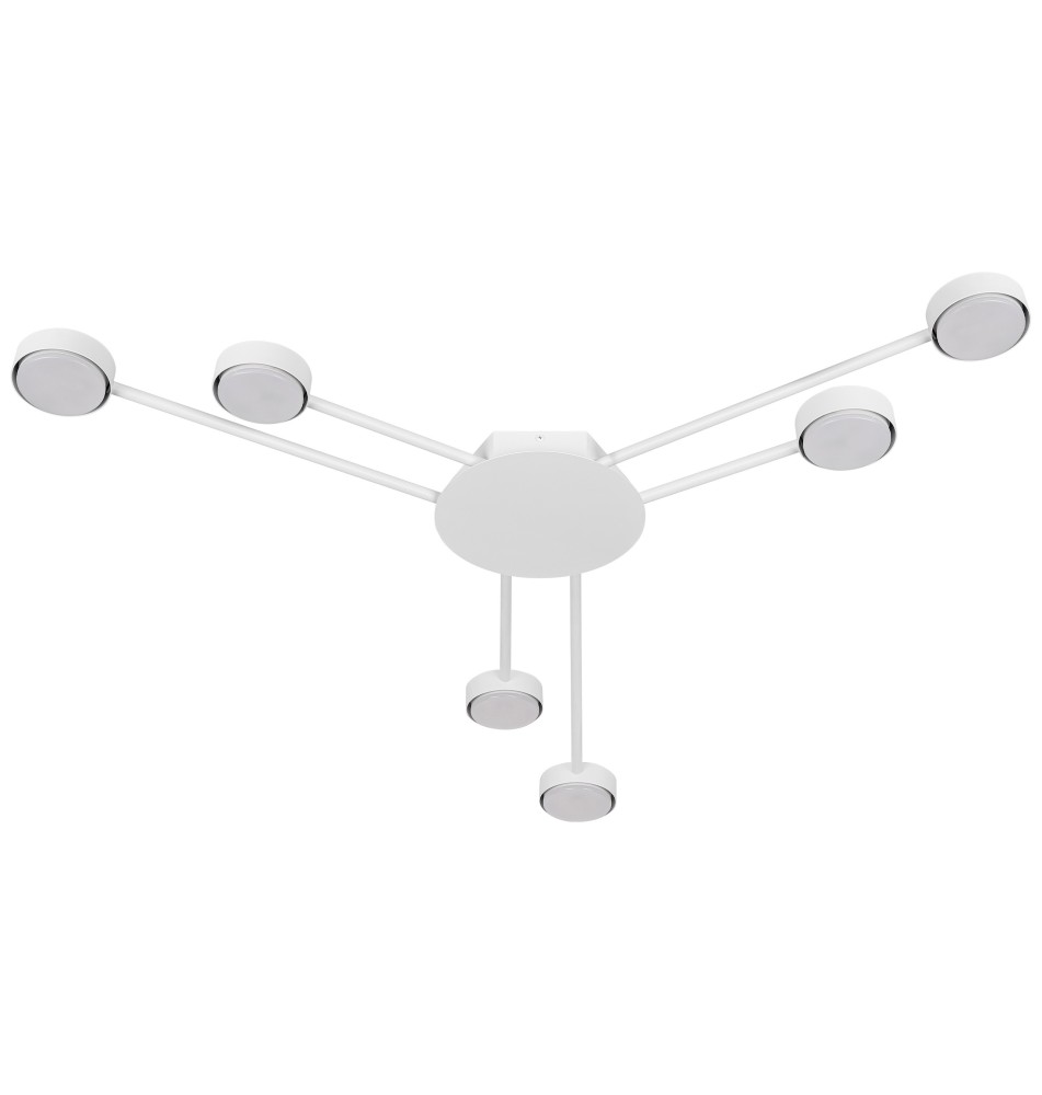 Żyrandol LED GX53 Zibo x6 biały | LVT