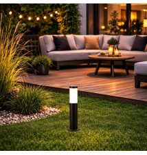 Lampa ogrodowa LED E27 Manila stojąca 45cm czarna | LVT