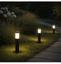 Manila E27 LED Garden Floor Lamp, 45 cm, Black | LVT