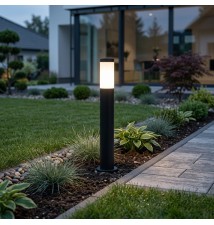 Manila E27 LED Garden Floor Lamp, 65 cm, Black | LVT
