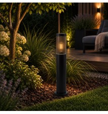 Lampa ogrodowa LED E27 Manila stojąca 65cm cza dym | LVT