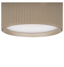 GX53 Gisele Round Beige Surface-Mounted Light Fixture | LVT