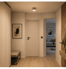 GX53 Gisele Round Beige Surface-Mounted Light Fixture | LVT