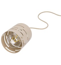 Oprawa wisząca E27 Elen x1 beż+złota | LVT