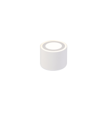 GX53 Ben IP54 Surface-Mounted Light Fixture, 82x60, White Acrylic | LVT