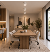 Oprawa natynkowa GX53 Ben IP54 82x60 akryl biała | LVT