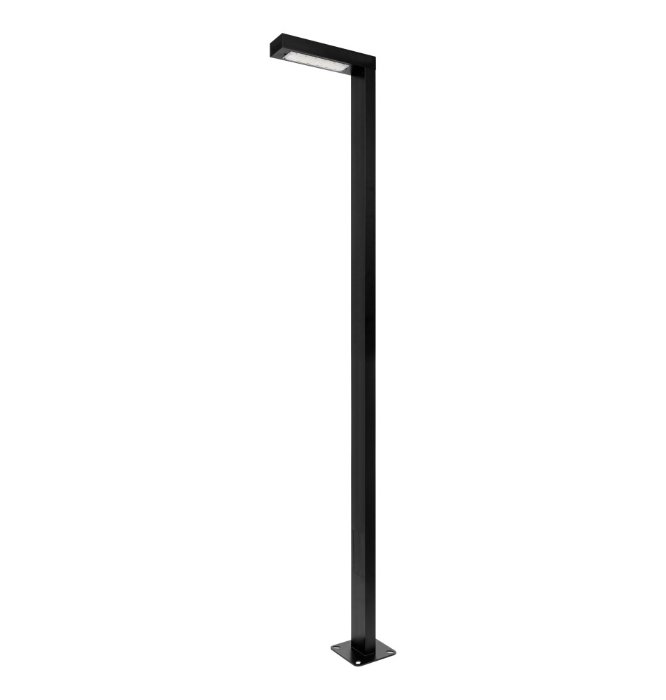 Posti 30W LED Garden Light, 250 cm, 90°, 4000K, Black | LVT