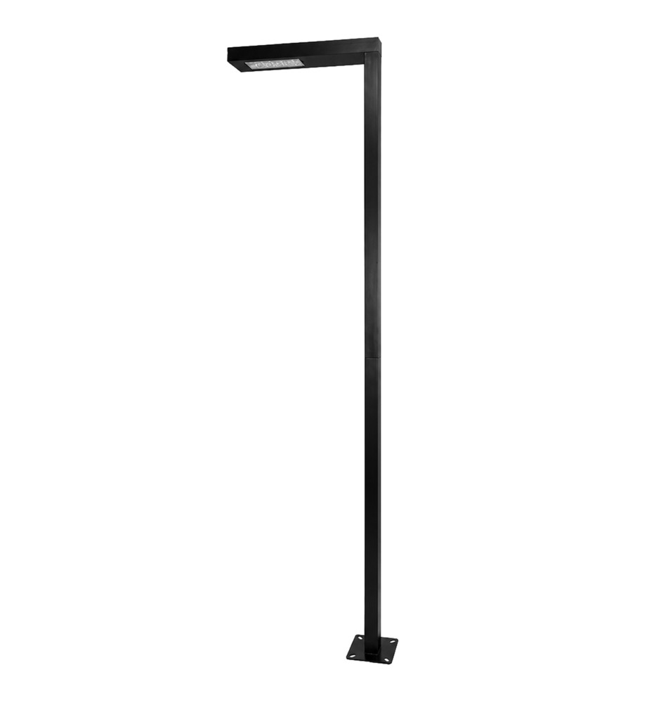 Lampa ogrodowa LED 50W Posti 350cm 90° 4000K czarn | LVT