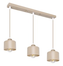 Oprawa wisząca E27 Elza x3 50cm beżowa | LVT