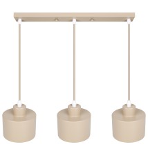Oprawa wisząca E27 Elza x3 50cm beżowa | LVT