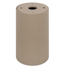 Lucerno GU10 Surface-Mounted Round Beige Light Fixture | LVT