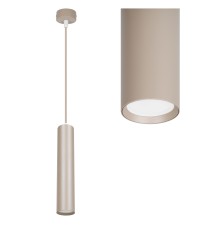 Lampa wisząca Keon GU10 x1 beżowa | LVT